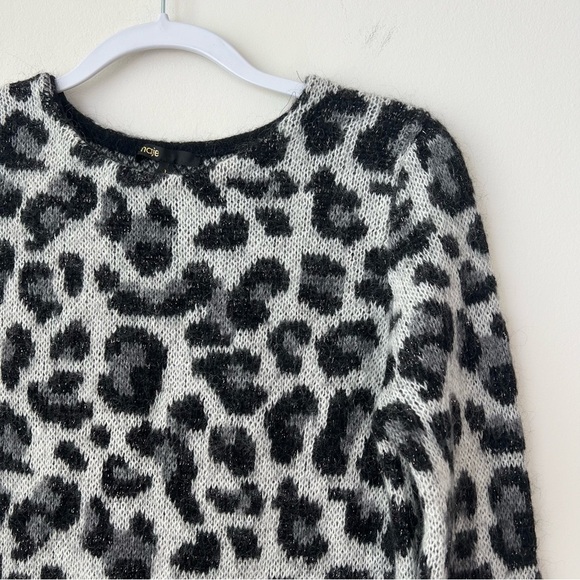 Maje Knitted Leopard Print Sweater Dress - Picture 4 of 6